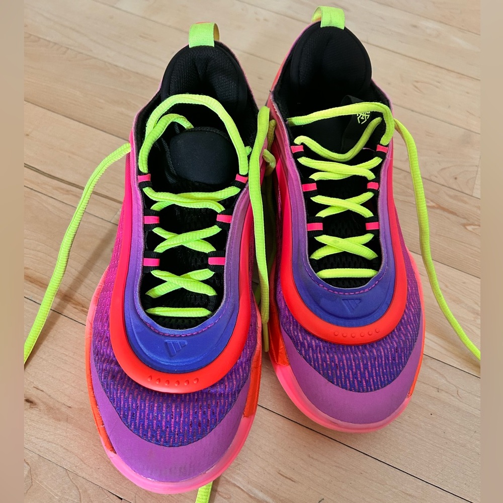 Adidas Purple and Pink D.O.N. Issue #6 Sneakers like new